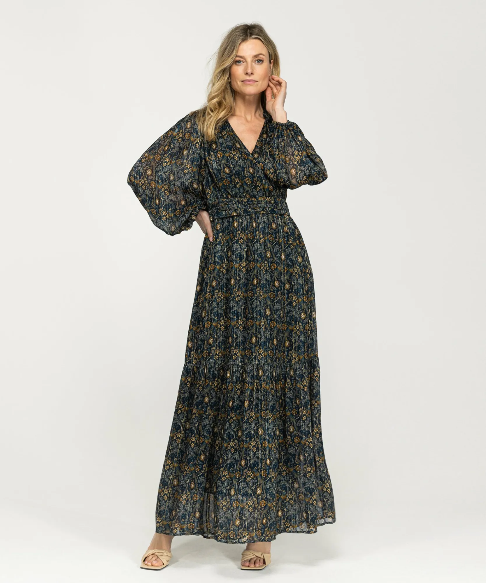 Dalore Lurex Floral Birds-IBANA Outlet