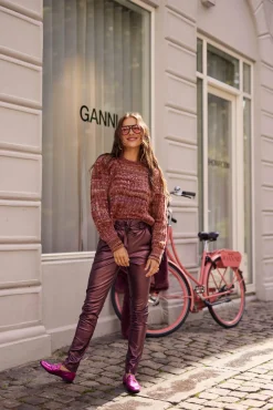 Paulina Metallic Dusty Rose-IBANA Outlet