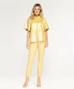 Tasha Metallic Buttery Yellow-IBANA Clearance