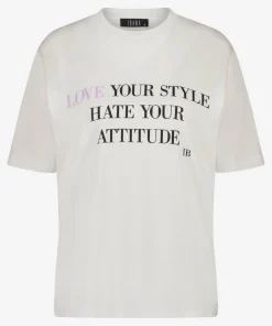 Tee Attitude Antique White With Wild Rosse-IBANA Sale
