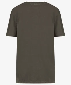 Tee Attitude Vintage Black With White-IBANA New